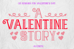 A Valentine Story Font for Web Design