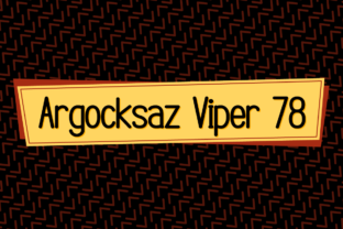 Argocksaz Viper78: A Professional Sans Serif Font for Business