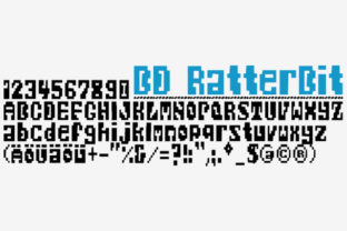 BD RatterBit: A Pixel Font for Crafters