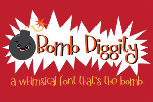 Bomb Diggity: A Playful Sans Serif Font for Bold Brands