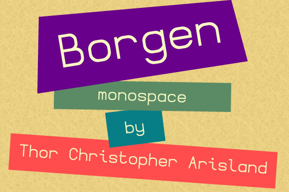 Borgen Monospace: A Clean Typeface for Modern Branding