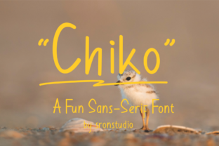 Chiko: A Playful Sans Serif Font for Editorial Design