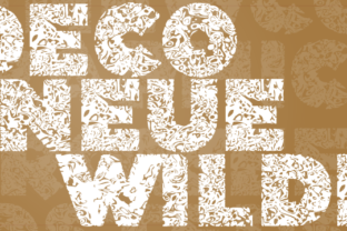 Deco Neue Wilde: A Fluid Typeface for Crafters