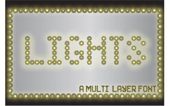 Designing With Lights: A Decorative Typeface for Modern Editors