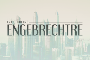 Engebrechtre: A Bold Display Font for Makers