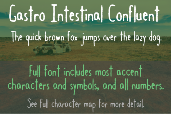 Gastro Intestinal Confluent: A Bold Display Typeface