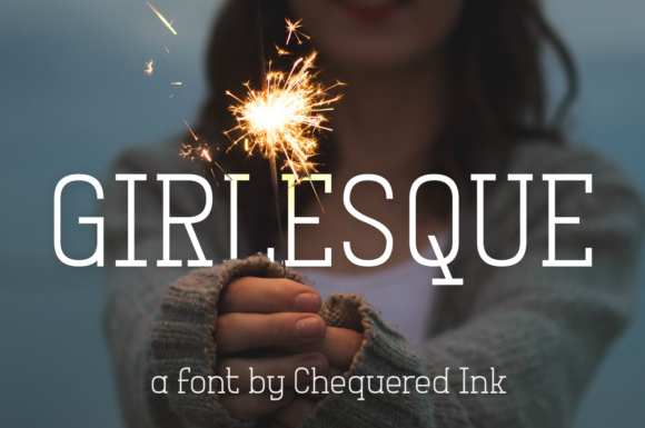 Girlesque: A Glass-Cut Serif Font for Elegant Branding