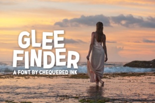 Glee Finder: The Cartoon Cutout Font for Bold Campaigns