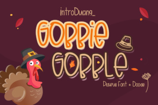 Gobbie Gobble: A Handwritten Font for Web Design