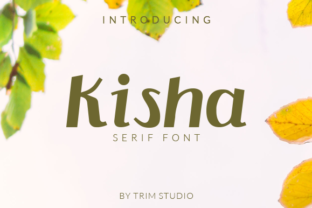 Kisha: The Hand-Drawn Serif Typeface for Marketers