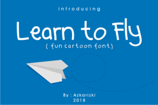 Learn to Fly: A Playful Decorative Font for Marketers
