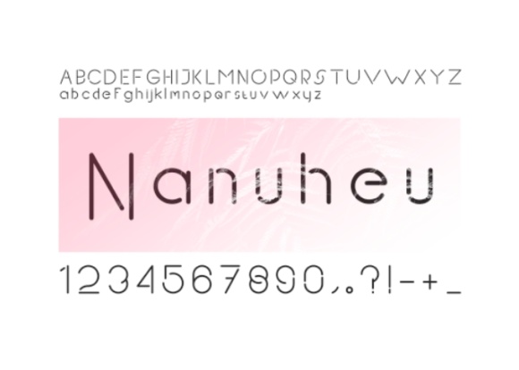 Nanuheu: A Decorative Font for Bold Branding