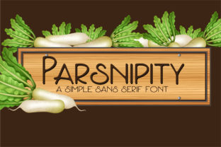 Parsnipity: A Unique Sans Serif Font for Modern Branding