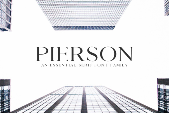 Pierson: An Essential Serif Font for Crafters