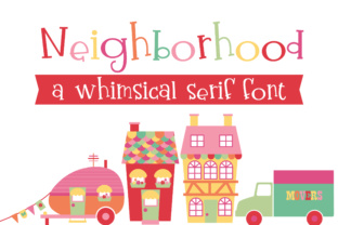 PN Neighborhood: A Whimsical Serif Font for Playful Brands