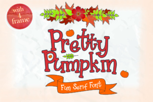 Pretty Pumpkin Font: A Playful Serif for Branding