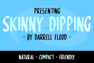 Skinny Dipping Font for Crafters
