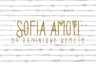Sofia Amoti: A Magical Decorative Font for Crafters