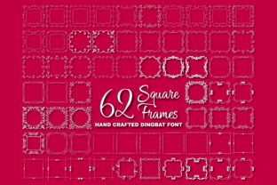 Square Frames Font for Bold Campaign Design