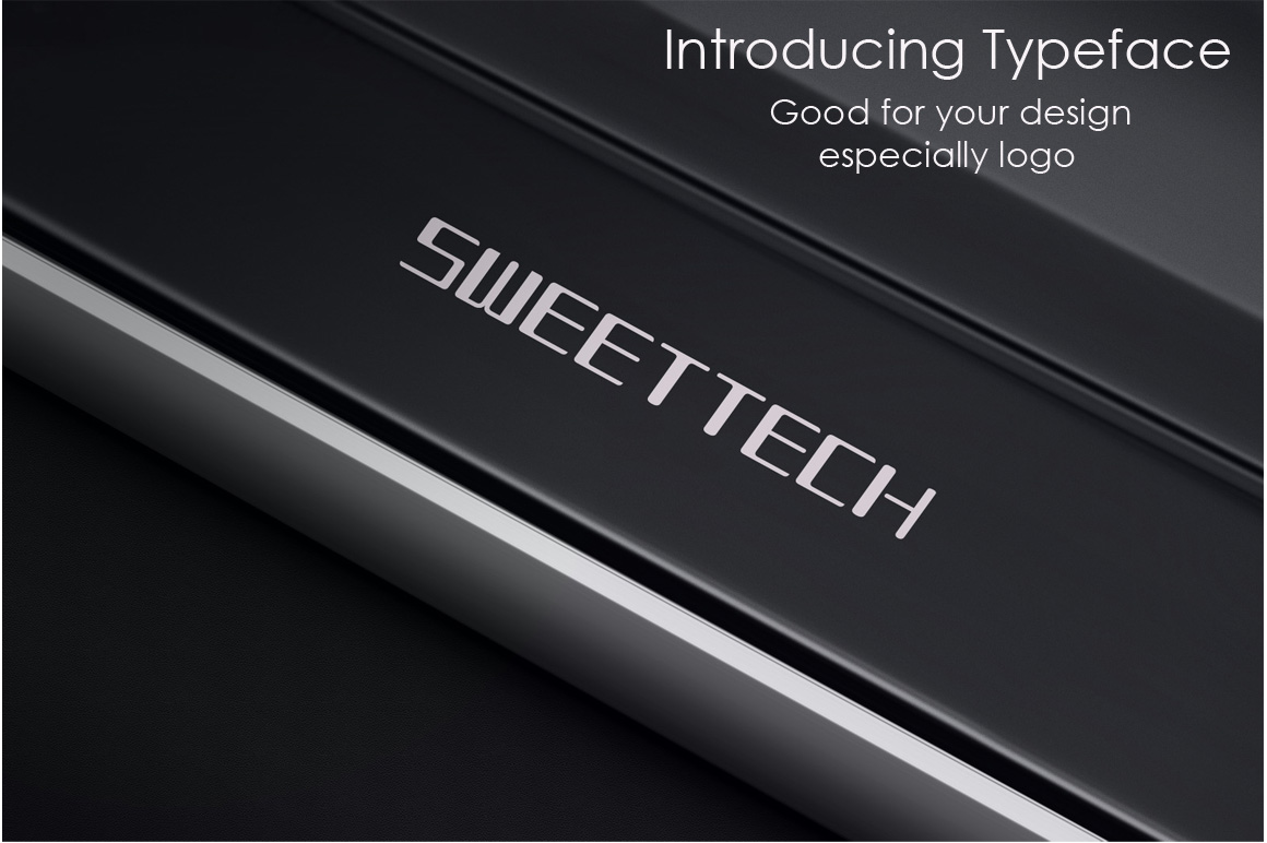 Sweettech: A Modern Sans Serif Typeface for Digital Design