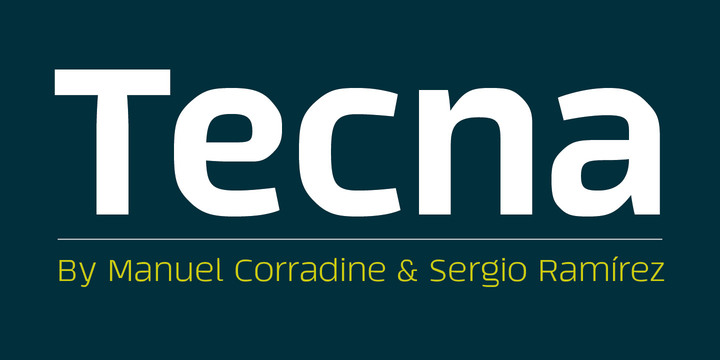 Tecna Family: A Modern Sans Serif Typeface for Editorial Design