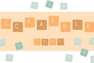 The Scrabble Font for Makers