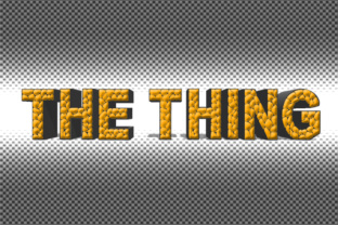 The Thing: A Stone-Carved Decorative Font for Bold Visuals
