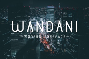 Wandani: A Minimalist Typeface for Modern Editorial Design